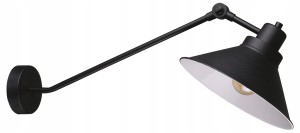 Kinkiet TECHNO I 1xE27 czarny 9145 Nowodvorski