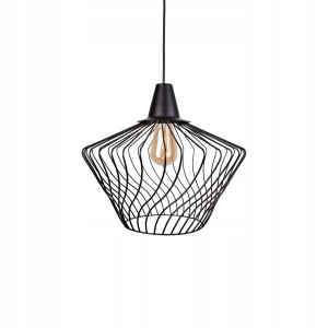 Lampa wisząca WAVE S 1xE27 czarna 8858 Nowodvorski