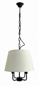 Abażur czarny + beżowy 4xE14 31-01368 - Candellux Lighting