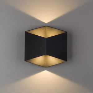 Kinkiet Zewnętrzny Nowodvorski 8142 Triangles Led Black