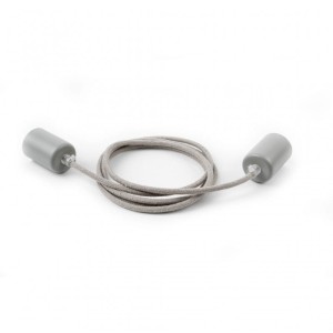 Loft metal line - B01 piasek Sahary lampa wisząca KOLOROWE KABLE