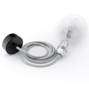 Lampa sufitowa Loft metal zinc lampa wisząca KOLOROWE KABLE