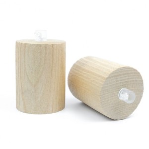 Osłonka sufitowa maskownica drewniana piaskowana typ B Kolorowe Kable