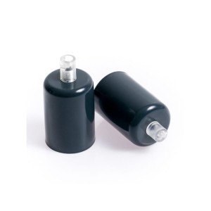 Metalowa osłonka sufitowa lakierowana w kolorze ciemnoszarym Kolorowe Kable