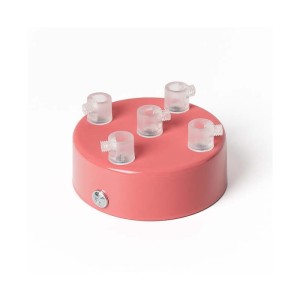 Metalowa osłonka sufitowa lakierowana w kolorze różowym - pięciokablowa Kolorowe Kable