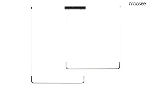Lampa wisząca SHAPE DUO 120 czarna – Moosee
