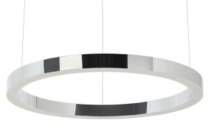 Lampa wisząca RING 80 srebrna – Moosee