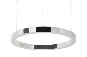 Lampa wisząca RING 60 srebrna – Moosee