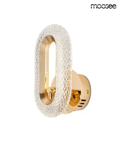 Moosee Lampa Ścienna Jewel Złota