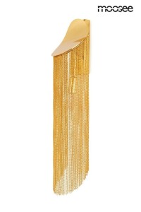 Moosee Lampa Ścienna Lambada Łańcuszki Złota