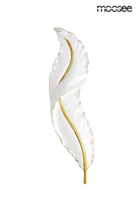 Moosee Lampa Ścienna Ikar 60  Biała / Złota