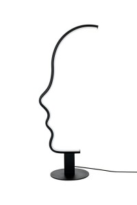 Lampa Stołowa Face Table Czarna