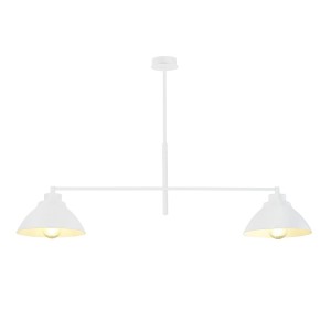 Lampa Maverick biały 2x E27 - Emibig