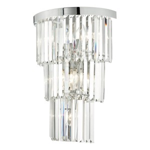 Kinkiet Angel 6 Light Wall Light Polished Chrome Crystal
