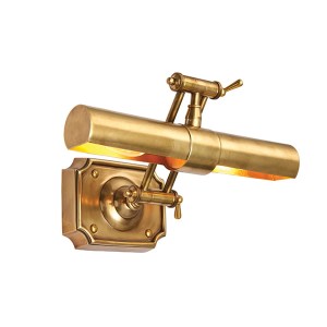 Lampa ścienna Interiors 69832 Mosiądz