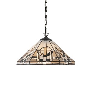 Lampa wisząca Interiors 64259 Szkło/Stal