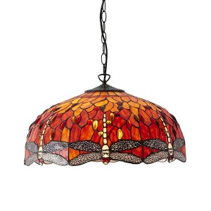 Lampa wisząca Interiors 64082 Szkło/Stal