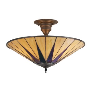 Lampa sufitowa Interiors 64043 Szkło/Stal