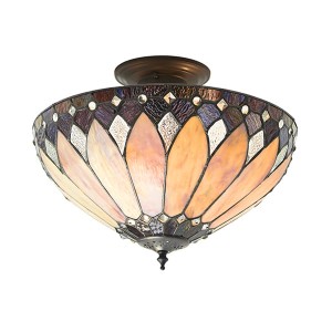 Lampa sufitowa Interiors 63978 Szkło/Stal