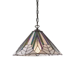Lampa wisząca Interiors 63937 Szkło/Stal