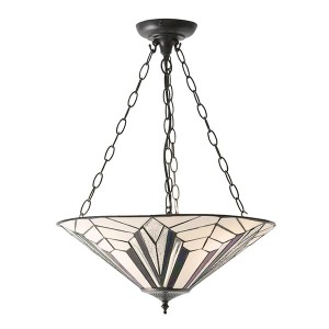 Lampa wisząca Interiors 63936 Szkło/Stal