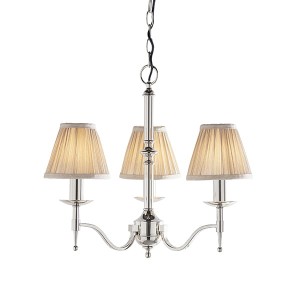 Lampa wisząca Interiors 63633 Stal/Tkanina
