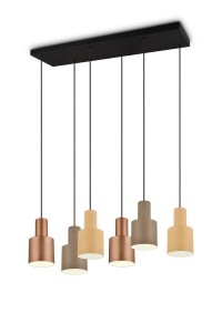 Lampa wisząca Agudo inny, brązowy i odcienie brązu E27 319400617 - Trio