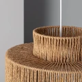 Lampa Wisząca Boho z Plecionego Papieru Abruzzo Sara 40cm E27-Blisko-2.jpg