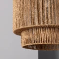 Lampa Wisząca Boho z Plecionego Papieru Abruzzo Sara 40cm E27-Blisko-3.jpg