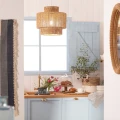 Lampa Wisząca Boho z Plecionego Papieru Abruzzo Sara 40cm E27-Kuchnia.jpg