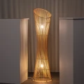Lampa Podłogowa120cm Boho Abruzzo Camilla 2x E27-noc.jpg