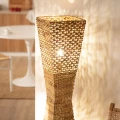 Lampa Podłogowa 130cm z Włókien Naturalnych Boho Abruzzo Carlotta 2x E27-światło2.jpg