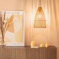 Lampa Wisząca Boho Bambusowa Abruzzo Emilia E27-światło.jpg