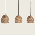Lampa Wisząca Bohp z Plecionego Papieru Abruzzo Francesca 3xE27-blisko.jpg