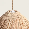 Lampa Wisząca z Ratanu Boho Abruzzo Gabriella 35cm E27-blisko.jpg