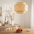 Lampa Wisząca Boho z Bambusa Abuzzo Livia 42cm E27-salon.jpg
