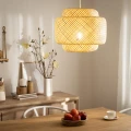 Lampa Wisząca Boho z Bambusa Abuzzo Livia 42cm E27-światło.jpg