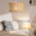 Lampa Wisząca z Rattanu Boho Abruzzo Ludovica 40cm E27-światło.jpg