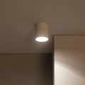 Lampa punktowa Biała 15W Spot LED 2700-3200K Abruzzo Romeo-światło.jpg