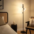 Lampa Podłogowa Czarna Kule Abruzzo Valle 5xE27-light2.jpg