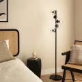 Lampa Podłogowa Czarna Kule Abruzzo Valle 5xE27-light.jpg