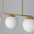 Lampa Wisząca Złota Kule Mleczne Abruzzo Marche 6xE27-close.jpg