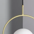 Lampa Wisząca Złota Kula Mleczna Abruzzo Rossi E27-top.jpg