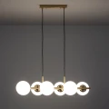 Lampa Wisząca Złota Kule Mleczne Abruzzo Pompei 6xE27-light.jpg