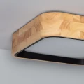 Plafon LED 15W Kwadratowy Drewniany CCT Abruzzo Mazza-closeup.jpg
