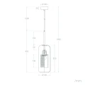 Lampa Wisząca Złota Szklana Zwis Abruzzo Nobbile E27-wymiary.jpg