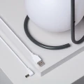 Lampa Stołowa Zewnętrzna LED Przenośna Ładowalna 2.5W z Akumulatorem USB 1800 mAh-4000K-cable.jpg