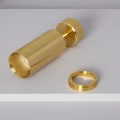 Lampa punktowa Natynkowa Nastawna złota Abruzzo Christiano 1xGU10-parts.jpg