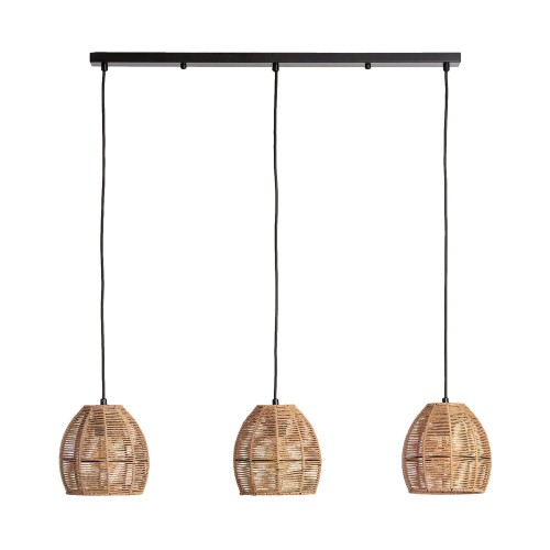 Lampa Wisząca Bohp z Plecionego Papieru Abruzzo Francesca 3xE27 (2).jpg