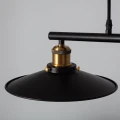 Lampa Wisząca Retro Czarna Abruzo Monte 3xE27 Top